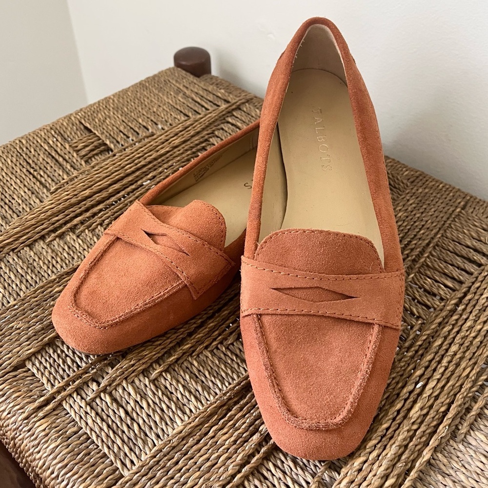 Talbots Shoes Women’s 6.5 Leather Loafers Slip On